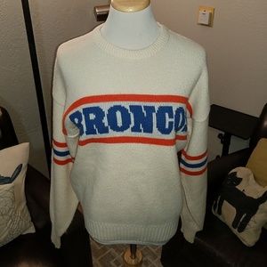Authentic Vintage Denver Broncos Wool Sweater